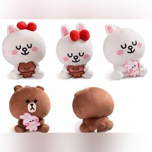 LINE FRIENDS Cony & Brown Plush Set